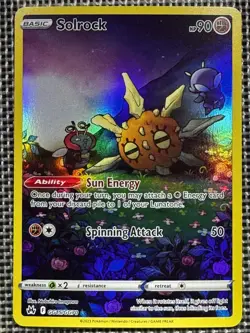 Solrock Crown Zenith GG15/GG70 Pokemon Card - Image 1
