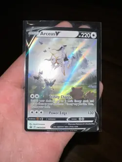 Pokemon TCG Arceus v SWSH204 Sword & Shield Promo Card Mint Condition - Image 2