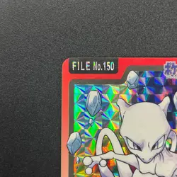 [No Import Duty (US)] Mewtwo No. 150 Bandai Carddass 1997 Prism Pokemon Card - Image 3