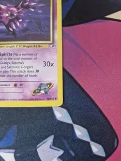 Sabrina's Haunter Gym Heroes 58/132 Wotc Pokemon Card - Image 4