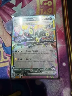 Pokemon TCG Umbreon EX (Prismatic Stamp) 60/131 Holo Card Prismatic Evolutions - Image 1