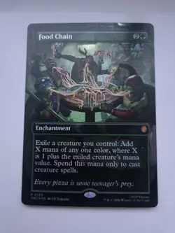 Food Chain Borderless Foil Teenage Mutant Ninja Turtles MTG NM 0133 Magic - Image 1