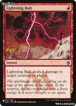 Lightning Bolt (A25) EN [LIST - 141/249] - NM TCG MTG - Image 1