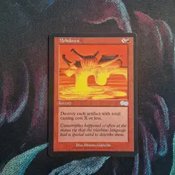 Magic the Gathering MTG Meltdown Red Urza's Saga Uncommon - Image 1