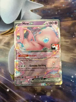 Mew ex 151/165 Prize Pack Series Cards NM Pokemon Card - Image 1