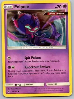 POIPOLE 55/131 UC FORBIDDEN LIGHT POKEMON NM/M - Image 1