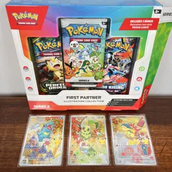 Pokemon First Partner Series 2 Johto Starter Set Chikorita Cyndaquil Totodile NM - Image 1