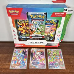 Pokemon First Partner Series 2 Galar Region Set Sobble Scorbunny Grookey NM - Image 1