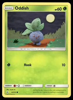 Oddish 6/214 Common Unbroken Bonds Pokemon NM - Image 1