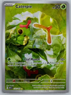 Pokemon Scarlet & Violet 151 - Caterpie 172 Illustration Rare - Image 1