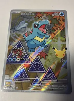 Pokemon TCG Totodile 048 First Partner Series 2 Promo Holo Basic EN 2026 - Image 1