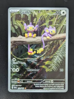 Pokemon Karte Griffel 211/182 NM DE Paradoxrift Fullart Holo Illustration Rare - Image 1
