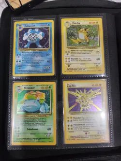 Pokemon 1999 wotc Unlimited base set complete Missing 3 Cards EXC/NM - Image 4