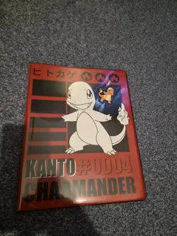 Pokemon Charmander Binder With Cards Includes Lapras Charmander Bulbasaur - Image 1