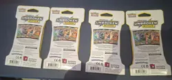 Art Set of 4 Blister Sealed Booster Packs: Pokemon SM Unbroken Bonds Cards ENG - Image 2
