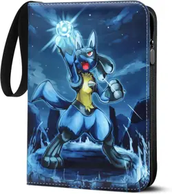 50 Pages Premium Pocket ZIP Card Binder/Folder Pokemon 400 Cards Album Collector - Image 1