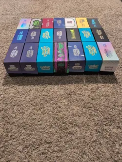 Pokemon Empty Card Box Lot ETBs NO CARDS! SEE DESCRIPTION! - Image 2
