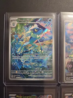 Pokemon Clefairy, Frogadier, Mega Lucario, Mega Kangaskhan 4 Card Lot - Image 3
