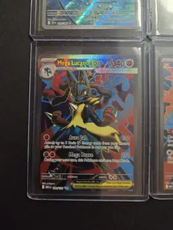 Pokemon Clefairy, Frogadier, Mega Lucario, Mega Kangaskhan 4 Card Lot - Image 4