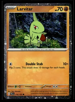 Larvitar - (Cosmo Foil) 110/193 Holo Miscellaneous Cards & Products NM - Image 1