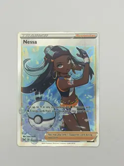 Nessa TG27/TG30 Ultra Rare SWSH11: Lost Origin Trainer Gallery LP Pokemon Card - Image 1