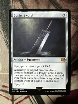 Magic: The Gathering Buster Sword 255 FINAL FANTASY Mythic - Image 1