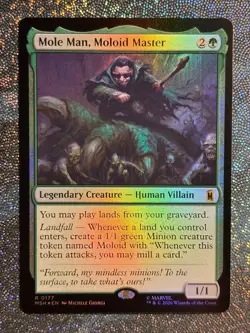 Mole Man, Moloid Master Marvel Super Heroes Foil MSH 177 MTG - Image 1