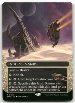 Endless Sands (0015) (Borderless) #15 (NM) Edge of Eternities EOS Magic MTG - Image 1