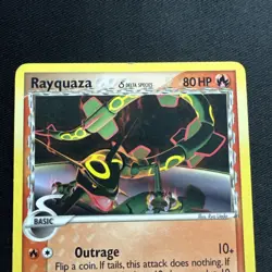 Pokemon Rayquaza Rare Regular Card Holon Phantoms 26/110 2006 80 HP - Image 2