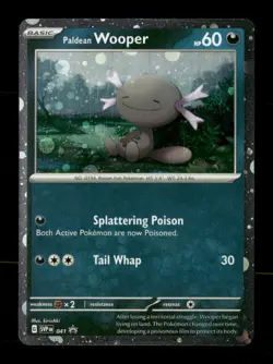 Paldean Wooper 041 Holo Scarlet & Violet Promo NM/M Pokemon - Image 1