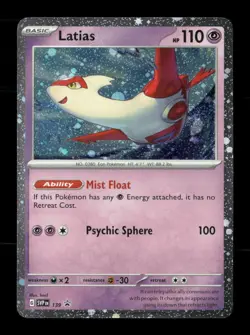 Latias (Cosmo Holo) 139 Holo Scarlet & Violet Promo NM/M Pokemon - Image 1