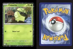 Chikorita (Cosmos Holo) 069 Holo ME: Mega Evolution Promo NM/M Pokemon - Image 3