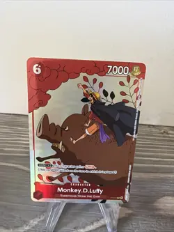 One Piece TCG Monkey D. Luffy P-001 Gift Collection 2023 NM English - Image 1