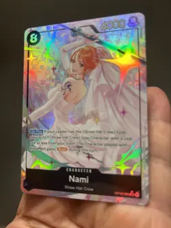 One Piece TCG OP15 086 Nami AA Alternate Art Adventure On Kami’s Island English - Image 1