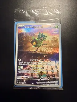 Pokemon TCG Teal Mask Ogerpon 123 Scarlet Violet Promo Card - Sealed New - Image 1