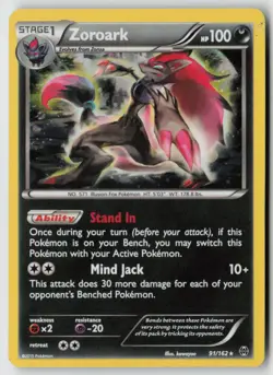 Zoroark - 91/162 (Cosmos Holo) 091/162 - Misc Cards & Products Holo - PTCG - LP - Image 1