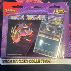 Pokemon Mega Evolution Tech Sticker Collection Gastly Ascended Heroes New - Image 1