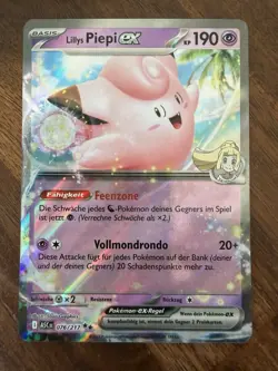 Pokemon Lillys Piepi EX Deutsch 076/217 Erhabene Helden Clefairy Ascended Heroes - Image 1