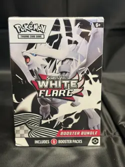 Pokemon TCG Scarlet & Violet - White Flare Booster bundle 6 Packs SEALED - Image 1