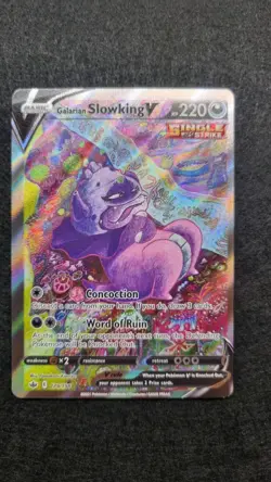 Pokemon Galarian Slowking v Chilling Reign Alternate Full Art 179/198 OFF CENTRE - Image 1
