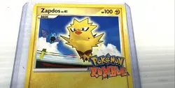 Vintage Zapdos 8/16 Pokemon Rumble TCG Trading Card Holo Stamped 2009 - Image 3