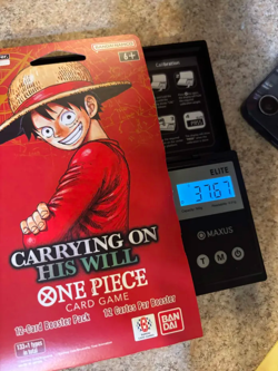 One Piece OP-13 CARRYING ON HIS WILL Sleeved Booster Pack - Heavy - 37.67g 🔥🔥 - Image 1