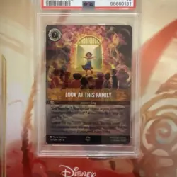 2024 DISNEY LORCANA EN 4-URSULA'S RETURN ENCHANTED LOOK AT THIS FAMILY PSA 10 - Image 4