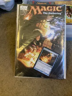 SEALED Magic The Gathering # 1 Comic w/ CARD IDW MTG Treasure Hunt 2011 - Image 1