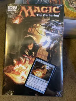 SEALED Magic The Gathering # 1 Comic w/ CARD IDW MTG Treasure Hunt 2011 - Image 2