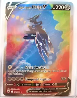 Pokemon Origin Forme Dialga V 177/189: Astral Radiance Holo Card - Image 1