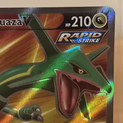 Rayquaza V 193/203 Full Art Ultra Rare Evolving Skies Pokemon Trading Card - Image 3