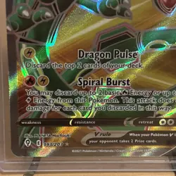 Rayquaza V 193/203 Full Art Ultra Rare Evolving Skies Pokemon Trading Card - Image 4