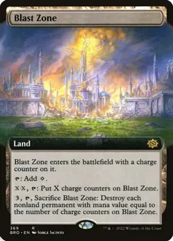 Blast Zone - Foil Extended Art BRO LP MTG - Image 1