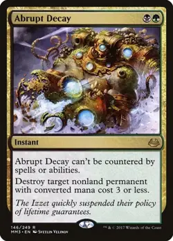 Abrupt Decay - Foil MM3 LP MTG - Image 1